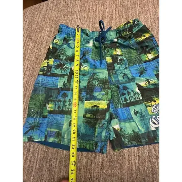 Corona Extra Swim Elastic Waistband Trunks Board Shorts Mens Size 2XL - Picture 4 of 8